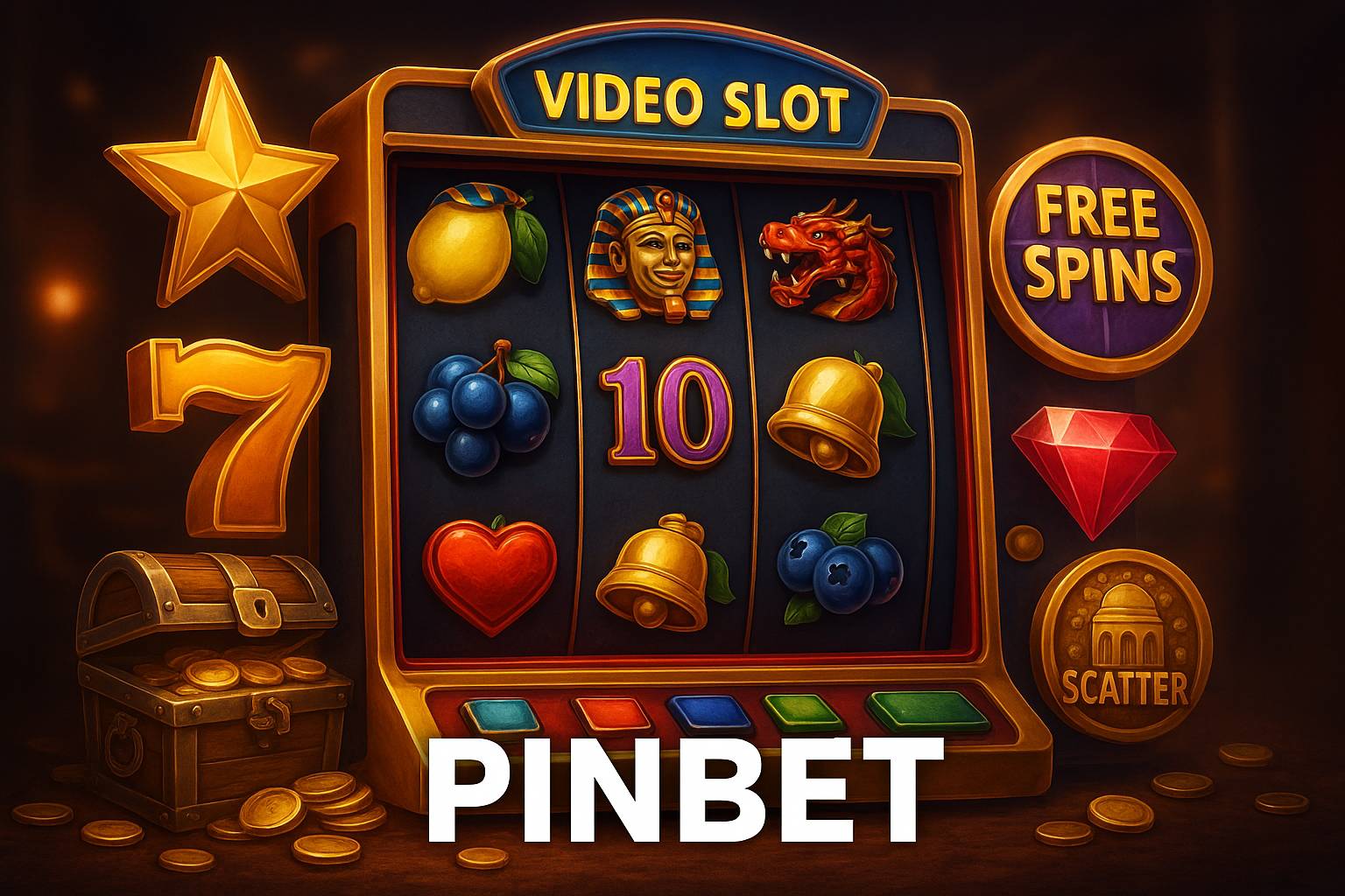 Explore o mundo das slot machines no PINBETCasino